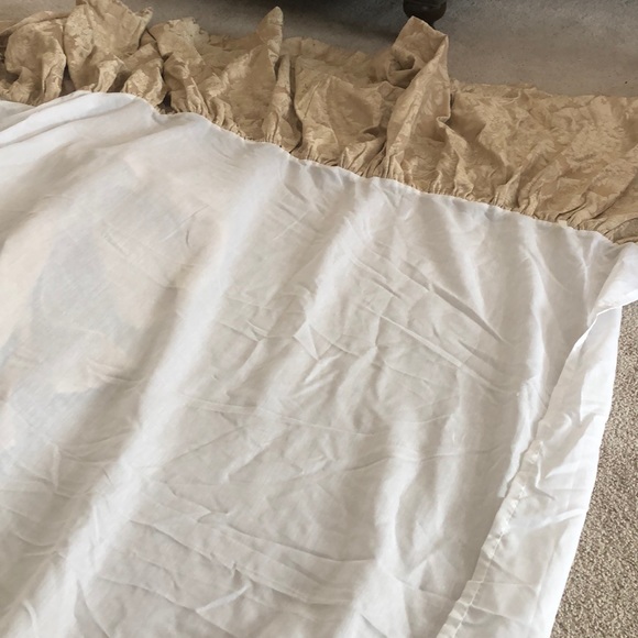 Ethan Allen Bedding Ethan Allen Gold Bed Skirt Queen Poshmark
